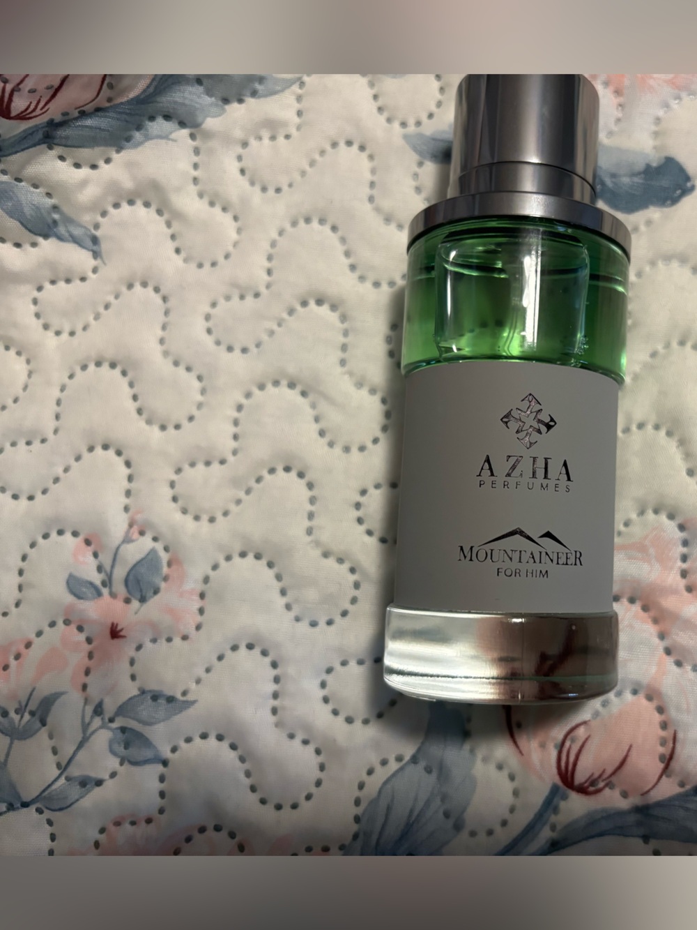 Aziza Perfumery Montanier Cologne Spray - Green & Silver Bottle
